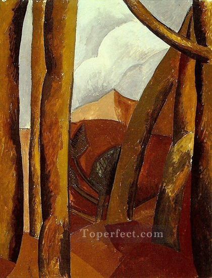 Landscape 5 1908 Pablo Picasso Oil Paintings